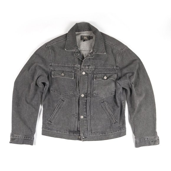 RRL Double RL Trucker Denim Jacket Sz M Made In US - Picture 1 of 10